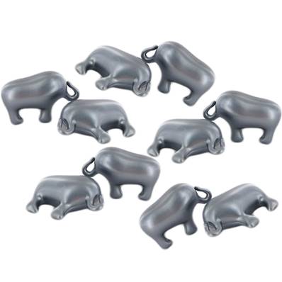 Perles de Bain Animaux Elephant Gris - Fragrance Coco - Par 10