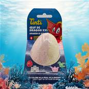 Tinti - Oeuf de Dragon XXL  Boule de Bain Magique Surprise Eponge