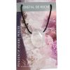 Pendentif Pierre Ovale Percée - Cristal de Roche