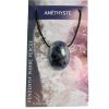 Pendentif Pierre Ovale Perce - Amthyste