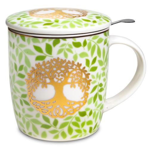 Mug Arbre de Vie infuseur à thé - Boîte cadeau