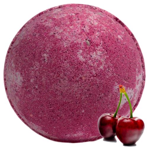 Boule de Bain Effervescente Karité Cerise Gourmande