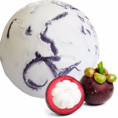 Boule de Bain Effervescente Noix de Coco Mangoustan