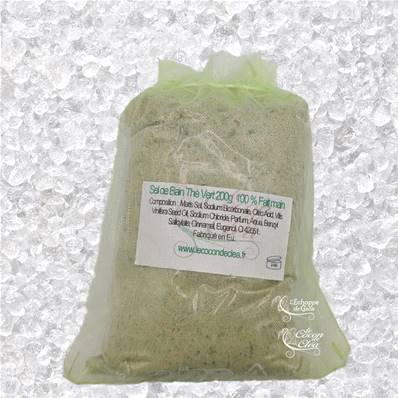 Sels de Bain Thé Vert - Sachet de 200g