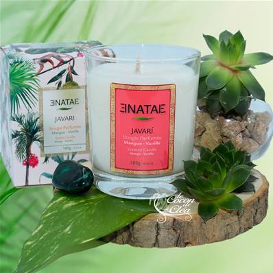 Enatae- Bougie Parfumée Naturelle Artisanale 45h - Javari