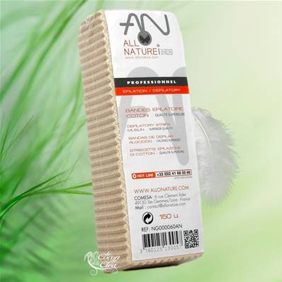 Allo Nature - Bandes Epilation Coton Pack 150