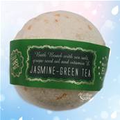 Bombe de Bain Fait Main - Jasmin Thé Vert 145g