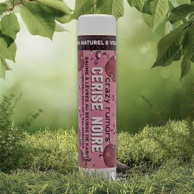 Crazy Rumors - Baume à Lèvres 100% Naturel - Cerise Noire
