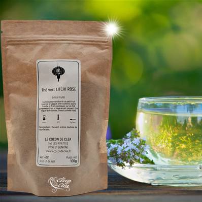 Le Cocon de Clea - Thé Vert Litchi Rose