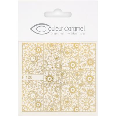 Couleur Caramel - Décalcomanies Ongles - Modèle 3 - Look