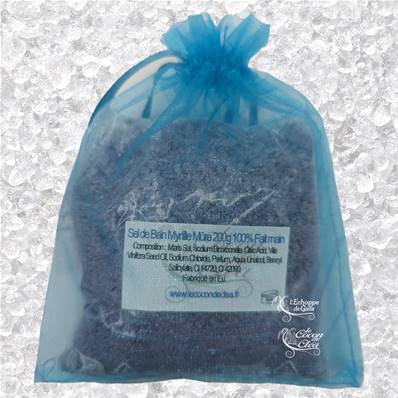 Sels de Bain Myrtille Mûre - Sachet de 200g