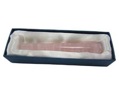 Bâton de massage- Quartz rose - 10 cm