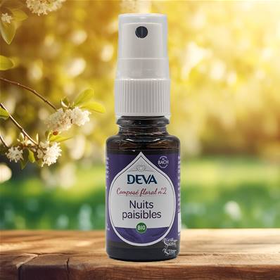 Deva - Composé Floral Dr Bach - Nuits Paisibles N.2 - Spray 15ml