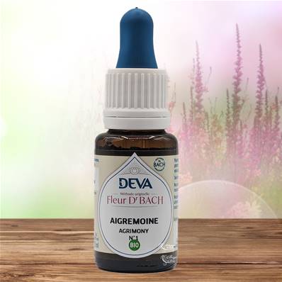 Deva - Fleur du Dr Bach - Aigremoine N.1 - Compte gouttes 15ml