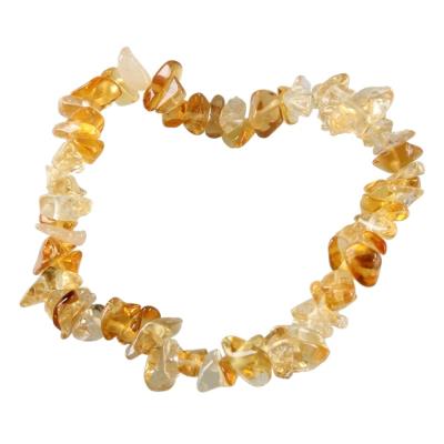 Bracelet baroque fin - Citrine Naturelle