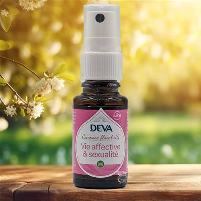 Deva - Composé Floral Dr Bach - Vie Affective et Sexualité N.5 - Spray 15ml