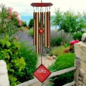 Woodstock Chimes - Carillon Feng Shui Bois Mars 5 tubes - 43cm