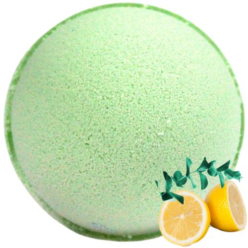 Boule de Bain Effervescente Karité Citron Eucalyptus