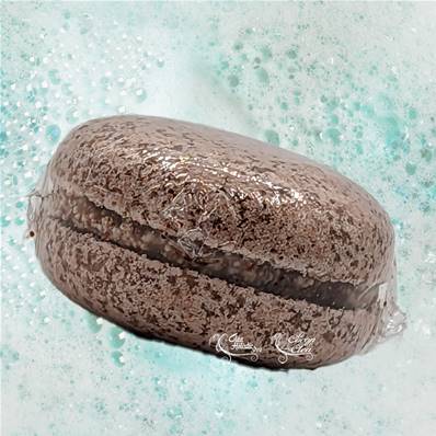 Macaron de Bain Effervescent - Chocolat