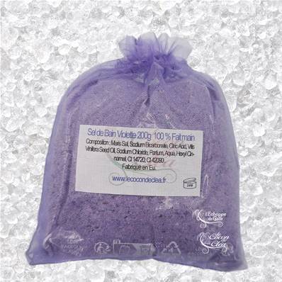 Sels de Bain Violette - Sachet de 200g